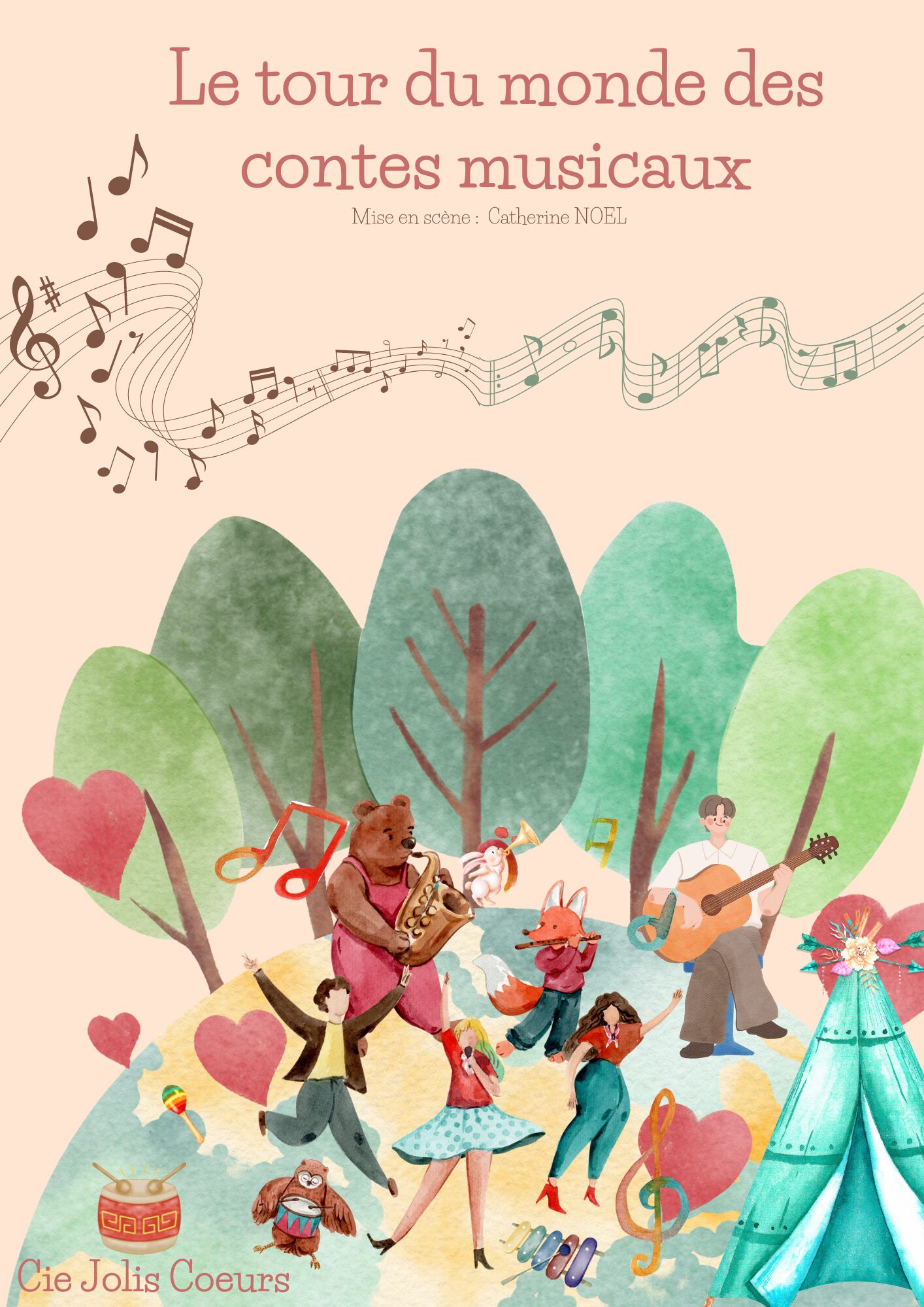 Affiche portrait-Tour du monde des contes musicaux