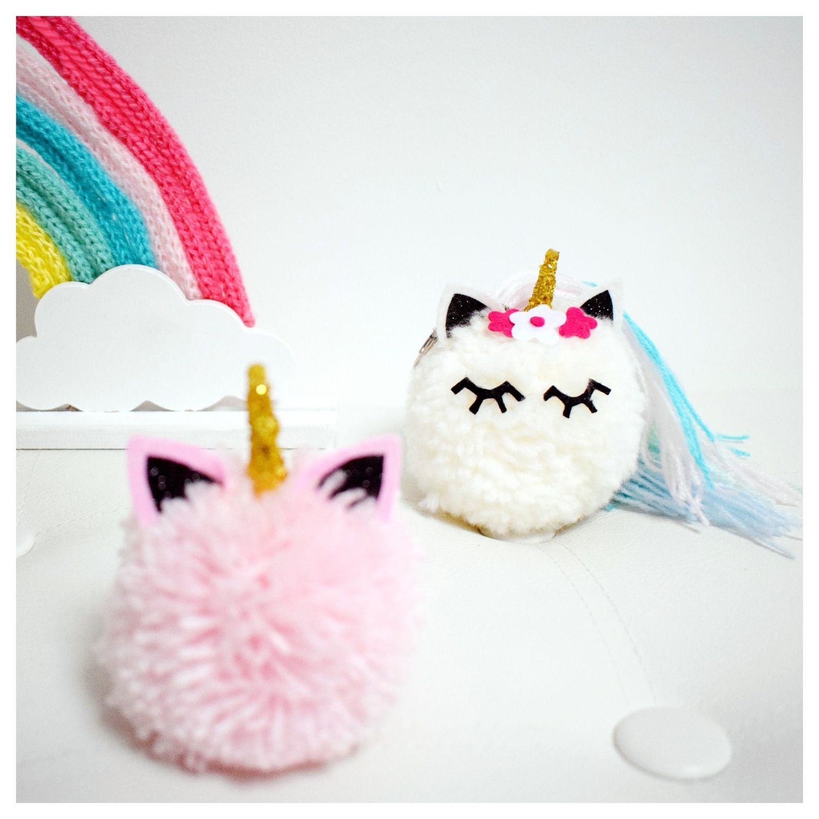 pompom licorne